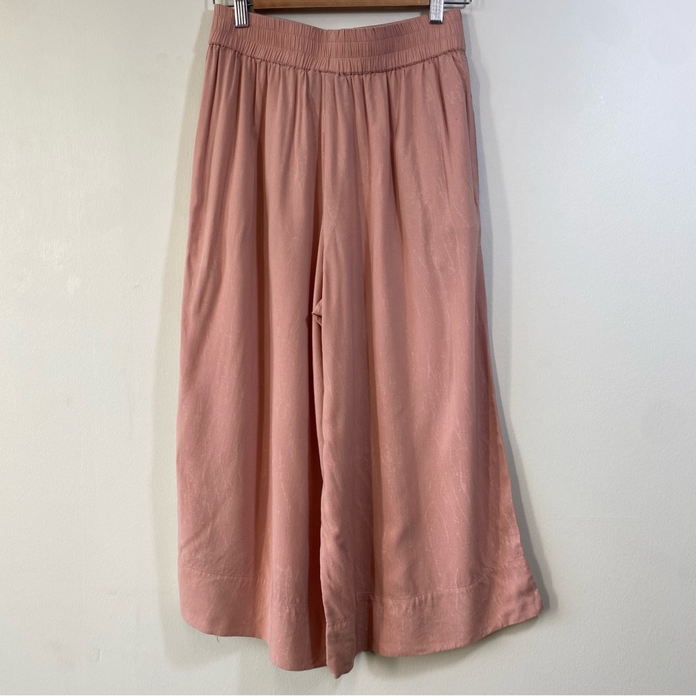 Anthropologie Saturday Sunday Chic Blush Wide Leg Lounge Pants - Picture 4 of 7